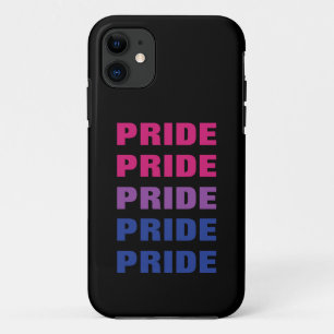 LGBTQ Bisexual Pride  Herhaalde tekst Case-Mate iPhone Case