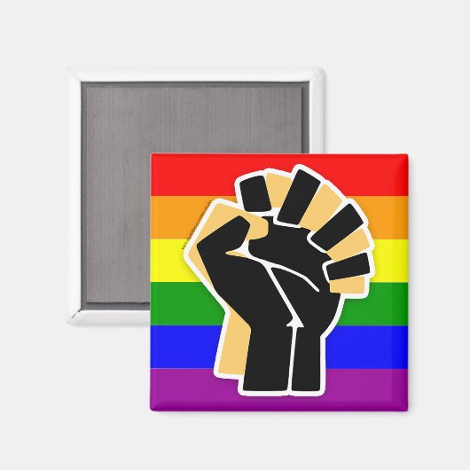 LGBTQ Black Ally Magneet (Voorkant / Achterkant)