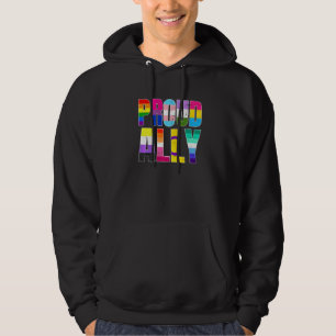 Lgbtq Black Pride Trots Alliërende Lesbienne Homo Hoodie