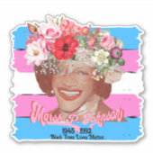 LGBTQ Black Trans Lives Matter Sticker (Voorkant)