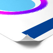 LGBTQ+ Boeddhistische Wiskunde Enso Poster (Hoek)