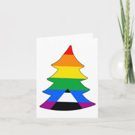 LGBTQ+ Bondgenoot Holigay Boom Feestdagen Kaart