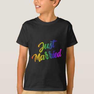 LGBTQ Bruidegom Bruiloft T-shirt - Heren