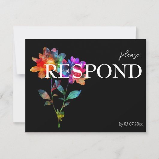 🌈 LGBTQ Budget with menu  Petals & Pride  (Voorkant)