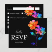 🌈 LGBTQ Budget with menu  Petals & Pride  (Voorkant / Achterkant)