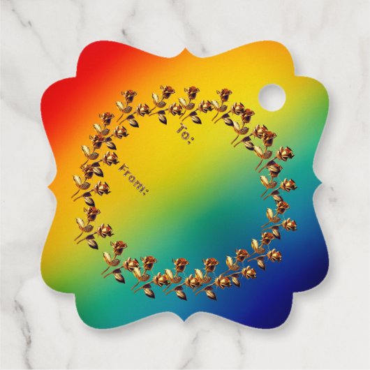 LGBTQ-cadeaubijslaters Bedankjes Labels (Achterkant)