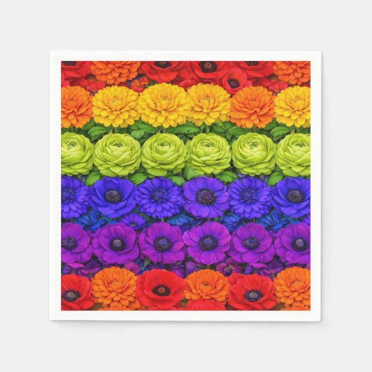 🌈LGBTQ+ CHEERS!  Bloei Samen  Servet (Voorkant)