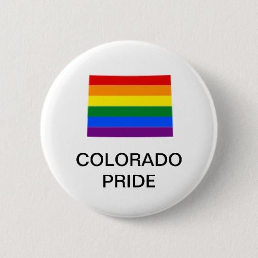 LGBTQ COLORADO PRIDE BUTTON (Voorkant)