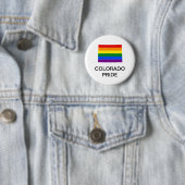 LGBTQ COLORADO PRIDE BUTTON (In situ)