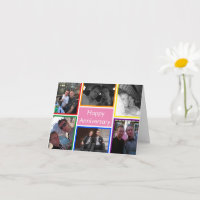 LGBTQ Couple Six Rainbow Photos Happy Jubileum