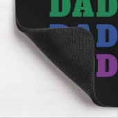 LGBTQ Dad Gay Pride Dad Vaderdag Muismat (Hoek)