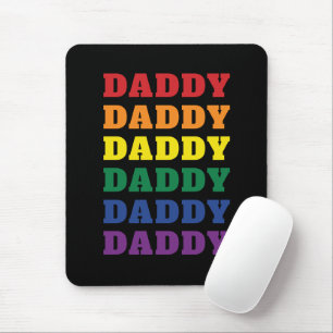 LGBTQ Dad Gay Pride Dad Vaderdag Muismat