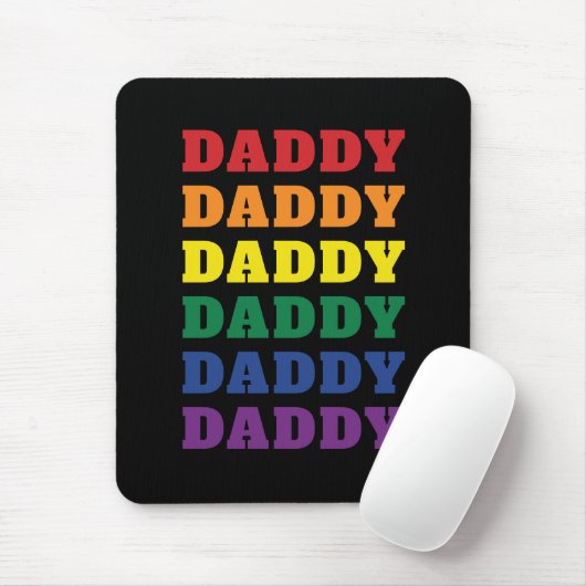 LGBTQ Dad Gay Pride Dad Vaderdag Muismat (Met muis)