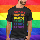 LGBTQ Dad Gay Pride Dad Vaderdag T-shirt