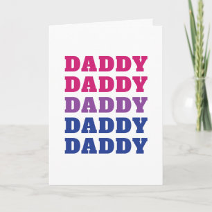 LGBTQ Daddy Biseksuele Pride Papa Vaderdag Kaart