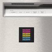 LGBTQ Daddy Panseksuele Pride Papa Vaderdag Magneet (Insitu (Vaatwasser))