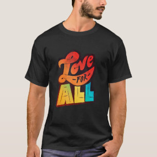 Lgbtq+ de Liefde van de Steun voor Al Halftone Uit T-shirt