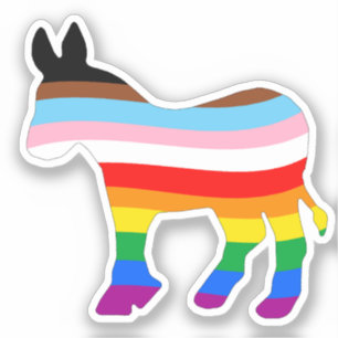 LGBTQ-democraat Sticker