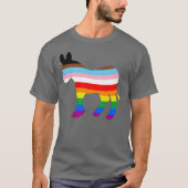 LGBTQ-democraat T-shirt (Voorkant)