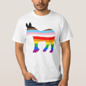 LGBTQ-democraat T-shirt (Voorkant)
