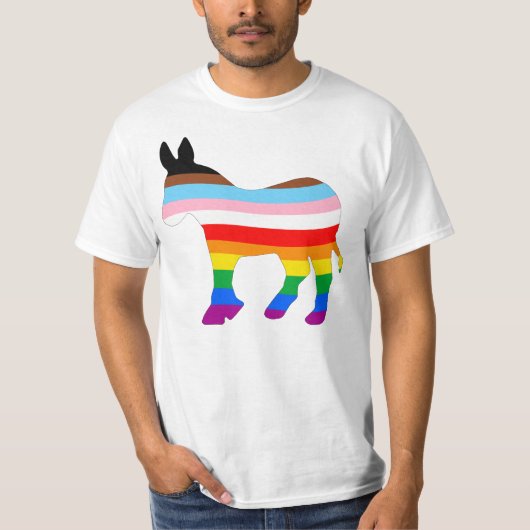 LGBTQ-democraat T-shirt (Voorkant)