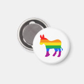 LGBTQ Democrat Pride Magneet (Voorkant / Achterkant)