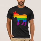 LGBTQ DEMOCRAT PRIDE T-SHIRT (Voorkant)