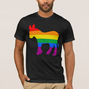 LGBTQ DEMOCRAT PRIDE T-SHIRT