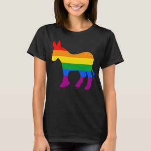 LGBTQ DEMOCRAT PRIDE T-SHIRT
