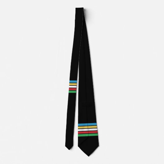 LGBTQ Disability Pride Rainbow Stropdas (Achterkant)