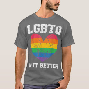 LGBTQ doet het beter voor gendergelijkheid Rainbow T-shirt