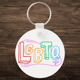 LGBTQ+ Doodle Sleutelhanger
