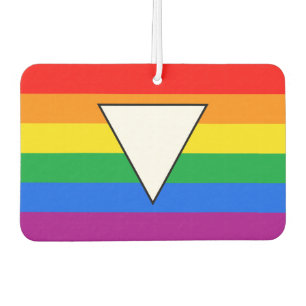 LGBTQ+ driehoek en regenboogpride Luchtverfrisser