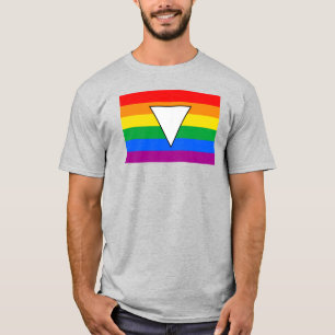 LGBTQ+ driehoek en regenboogpride T-shirt