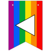 LGBTQ+ driehoek en regenboogpride Vlaggetjes (Derde vlag)