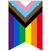 Lgbtq: een veelzijdige verscheidenheid aan homopar vlaggetjes (Derde vlag)