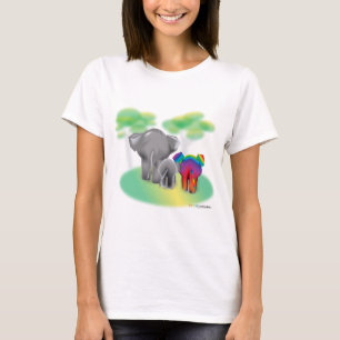 LGBTQ ellephant Family -"Elke familie heeft er é T-shirt