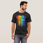 LGBTQ Equality Gay Pride Love Wins Be Yourself Mon T-shirt (Voorkant volledig)