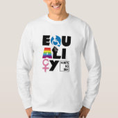 LGBTQ Equality Hures No One T-shirt (Voorkant)