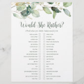 LGBTQ Eucalyptus Vrijgezellenfeest Games Flyer (Voorkant)