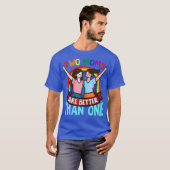 LGBTQ-feminisme lesbianisme T-shirt (Voorkant volledig)
