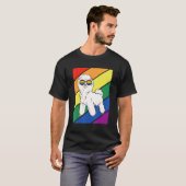 LGBTQ Flag Gay Pride Month Rainbow Poodle Dog LGBT T-shirt (Voorkant volledig)