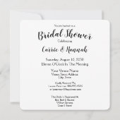 LGBTQ Foto Bruiloft Koppels Vrijgezellenfeest Kaart (Achterkant)