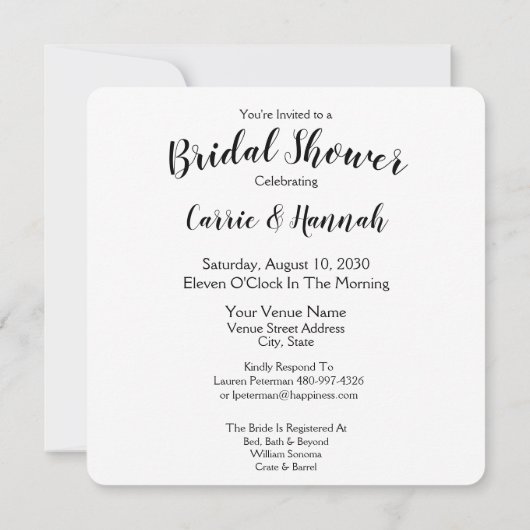 LGBTQ Foto Bruiloft Koppels Vrijgezellenfeest Kaart (Achterkant)