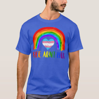 LGBTQ Free tante Hugs Gay Pride LGBT Rainbow Moede T-shirt