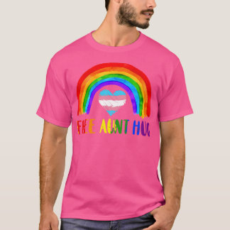 LGBTQ Free tante Hugs Gay Pride LGBT Rainbow Moede T-shirt