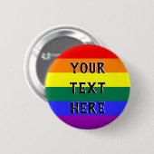 LGBTQ Gay Lesbian Pride Equality Ronde Button 5,7 Cm (Voorkant /achterkant)