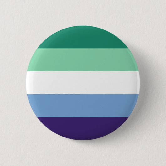 LGBTQ Gay Mannen Pride Flag Ronde Button 5,7 Cm (Voorkant)