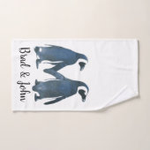 LGBTQ Gay Pinguïns in Liefde Handdoek (Handdoek)