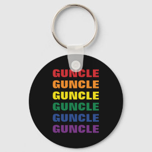 LGBTQ Gay Pride Fun en Funny Gay Oom Goom Sleutelhanger